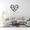 Heart Metal Tableau MT-1066